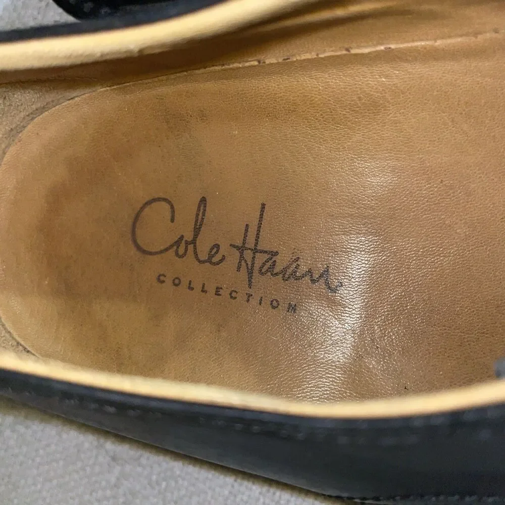 Cole Haan Italy Men’s Dress Oxfords Size 7.5 M Black Leather Business Formal